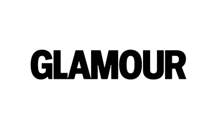 Glamour Magazine logo, press feature for The Agency's brand and web design work