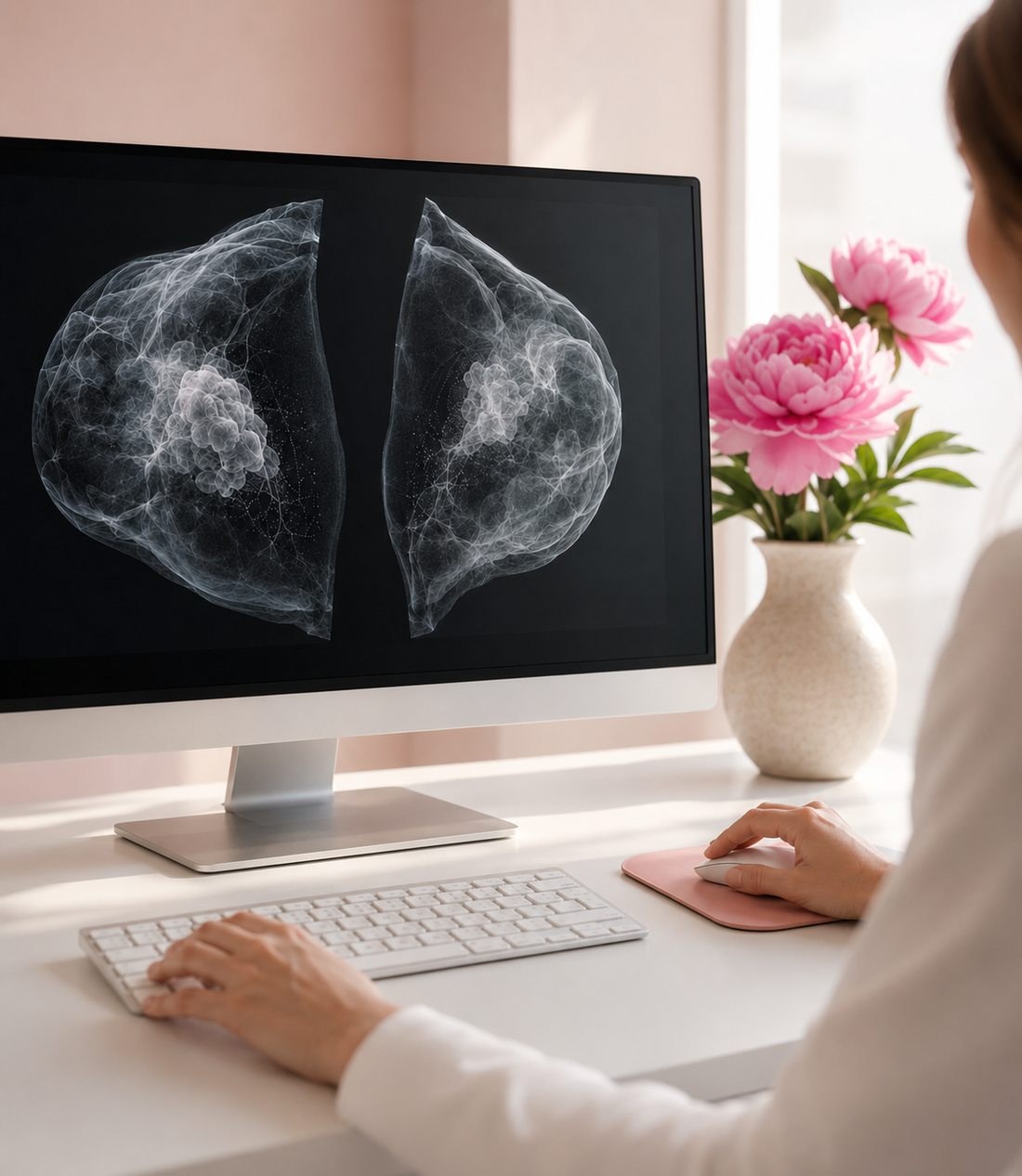 A QT Scan result reviewed on screen at PerfeQTion Imaging