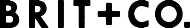 Brit + Co logo, press feature for The Agency, editorial website design studio