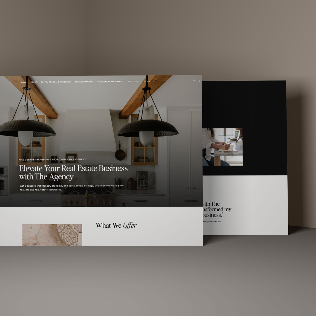 Screenshot of a mindfulness-focused website on a tablet, highlighting the blend of design and content.