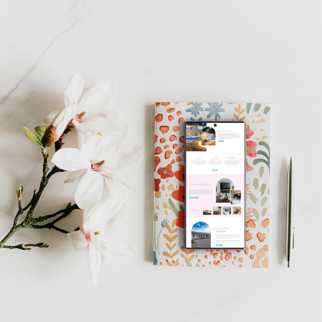 Custom hotel booking website showcasing upselling and cross-selling features