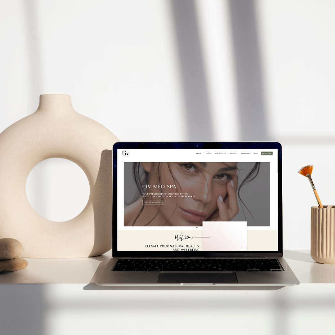 A clean and elegant website design with minimalist elements